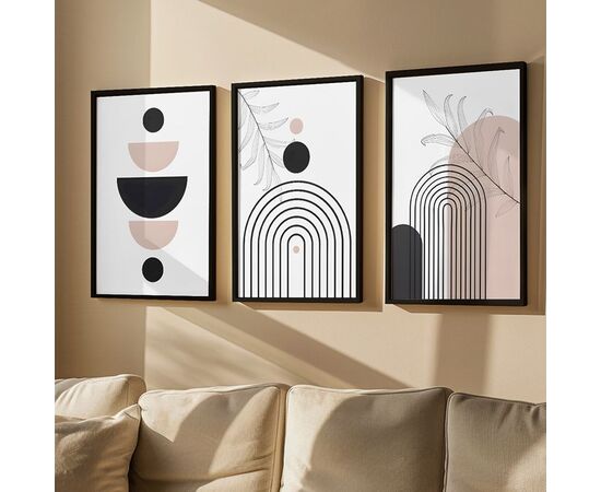 Πίνακας Voren pakoworld τρίπτυχος με ψηφιακή εκτύπωση και πλαίσιο 33x1.5x48εκ - ΠΙΝΑΚΕΣ στο Milonadakis.gr