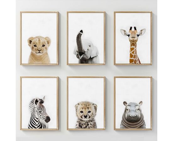 Πίνακας Loriel pakoworld εξάπτυχος με ψηφιακή εκτύπωση και πλαίσιο 33x1.5x48εκ - ΠΙΝΑΚΕΣ στο Milonadakis.gr