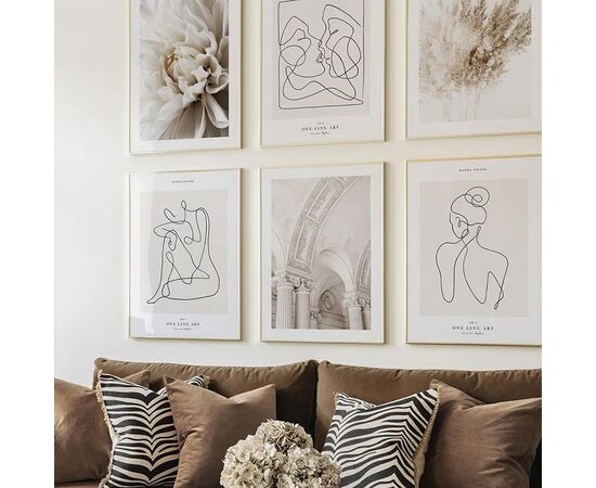 Πίνακας Greda pakoworld εξάπτυχος με ψηφιακή εκτύπωση και πλαίσιο 33x1.5x48εκ - ΠΙΝΑΚΕΣ στο Milonadakis.gr