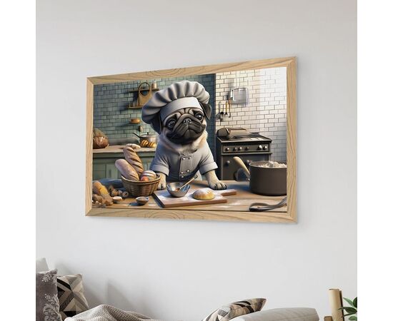 Πίνακας Woof pakoworld με ψηφιακή εκτύπωση και πλαίσιο 48x1.5x33εκ - ΠΙΝΑΚΕΣ στο Milonadakis.gr