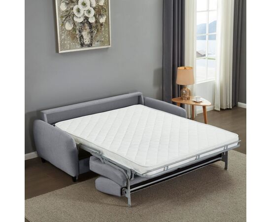 ΚΑΝΑΠΕΣ-ΚΡΕΒΑΤΙ ΜΕ ΑΝΑΔΙΠΛ.ΣΤΡΩΜΑ ETUDINE HM3311.01 ΓΚΡΙ ΥΦΑΣΜΑ 185x97x87Υεκ - ΚΑΝΑΠΕΔΕΣ-ΣΑΛΟΝΙΑ στο Milonadakis.gr