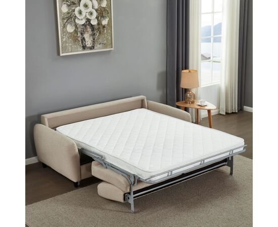 ΚΑΝΑΠΕΣ-ΚΡΕΒΑΤΙ ΜΕ ΑΝΑΔΙΠΛ.ΣΤΡΩΜΑ ETUDINE HM3311.02 ΜΠΕΖ ΥΦΑΣΜΑ 185x97x87Υεκ - ΚΑΝΑΠΕΔΕΣ-ΣΑΛΟΝΙΑ στο Milonadakis.gr