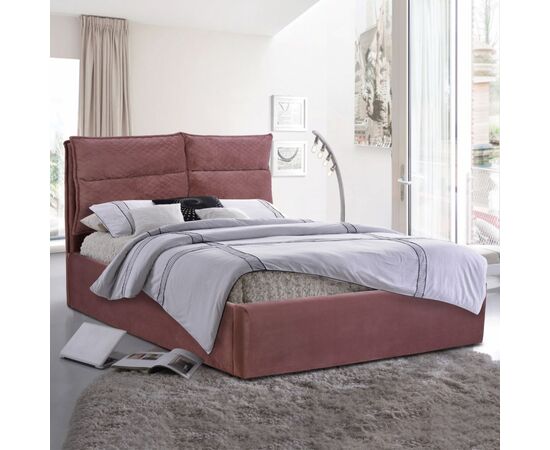 ΚΡΕΒΑΤΙ ROYALTY ΑΠΟ ΒΕΛΟΥΔΟ ΣΑΠΙΟ ΜΗΛΟ ΥΠΕΡΔΙΠΛΟ 160x200 εκ. HM563.02 - ΚΡΕΒΑΤΙΑ στο Milonadakis.gr