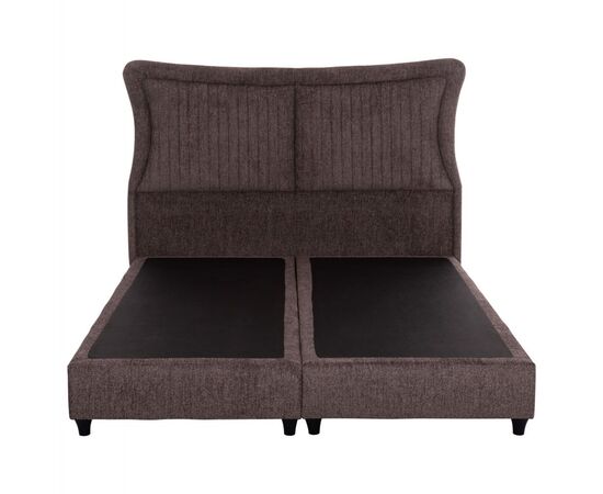 ΚΡEΒΑΤΙ ΔΙΠΛΟ NESTOR HM715.02 ΥΦΑΣΜΑ ΜΠΟΥΚΛΕ ΚΑΦΕ--ΓΙΑ ΣΤΡΩΜΑ 160x200εκ. - ΚΡΕΒΑΤΙΑ στο Milonadakis.gr