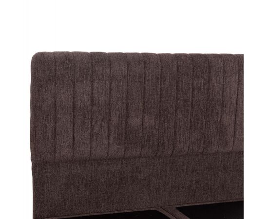 ΚΡEΒΑΤΙ ΔΙΠΛΟ HILDA HM717.02 ΥΦΑΣΜΑ ΜΠΟΥΚΛΕ ΚΑΦΕ--ΓΙΑ ΣΤΡΩΜΑ 160x200εκ. - ΚΡΕΒΑΤΙΑ στο Milonadakis.gr