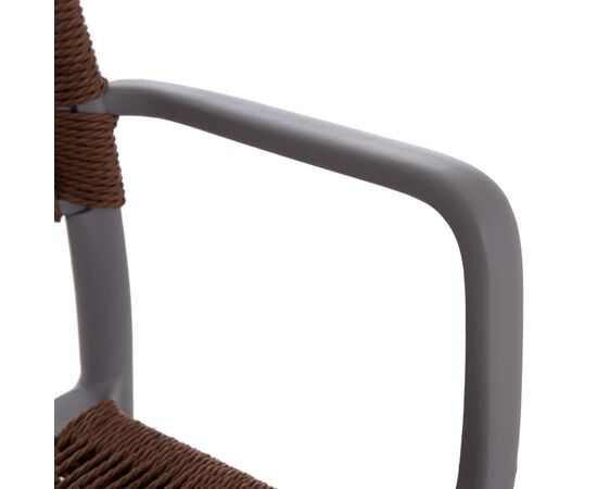 ΠΟΛΥΘΡΟΝΑ ΕΞ.ΧΩΡΟΥ STRIDER HM6391.03 ΓΚΡΙ ΠΟΛΥΠΡΟΠΥΛΕΝΙΟ--ΚΑΦΕ ΣΧΟΙΝΙ 57x53x80Υεκ. - ΚΑΡΕΚΛΕΣ - ΠΟΛΥΘΡΟΝΕΣ στο Milonadakis.gr