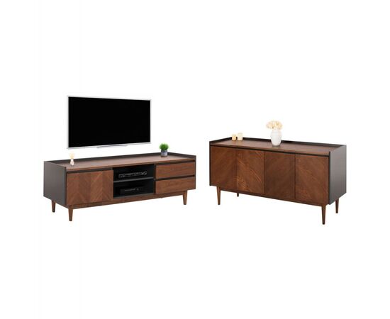 ΣΕΤ ΜΠΟΥΦΕΣ & ΕΠΙΠΛΟ ΤΗΛΕΟΡΑΣΗΣ ΒEEN HM21344 MDF ΜΕ ΚΑΠΛΑΜΑ ΚΑΡΥΔΙΑΣ - ΣΥΝΘΕΣΕΙΣ ΣΑΛΟΝΙΟΥ στο Milonadakis.gr