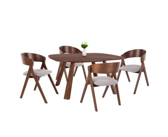 ΣΕΤ ΤΡΑΠΕΖΑΡΙΑΣ 5ΤΜΧ NEKKER HM21340.01 ΤΡΑΠΕΖΙ ΑΠΟ MDF--ΚΑΡΕΚΛΕΣ ΑΠΟ RUBBERWOOD - ΤΡΑΠΕΖΑΡΙΕΣ στο Milonadakis.gr