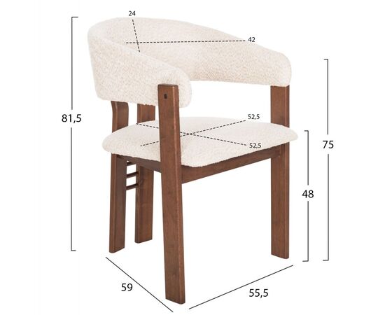 ΣΕΤ ΤΡΑΠΕΖΑΡΙΑΣ 7ΤΜΧ ZARRA HM21338.01 ΤΡΑΠΕΖΙ ΑΠΟ MDF--ΚΑΡΕΚΛΕΣ ΜΕ ΜΠΟΥΚΛΕ ΥΦΑΣΜΑ - ΤΡΑΠΕΖΑΡΙΕΣ στο Milonadakis.gr