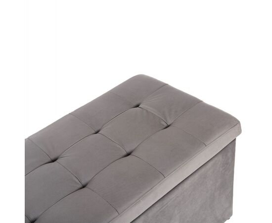ΣΚΑΜΠΟ-ΜΠΑΟΥΛΟ ΜΕ ΑΠΟΘΗΚΕΥΤΙΚΟ ΧΩΡΟ PUNK HM279.11 ΓΚΡΙ ΒΕΛΟΥΔΟ 90x50x50Υεκ. - ΠΟΥΦ - ΣΚΑΜΠΟ - ΜΠΑΟΥΛΟ στο Milonadakis.gr