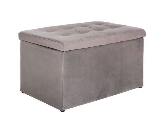 ΣΚΑΜΠΟ-ΜΠΑΟΥΛΟ ΜΕ ΑΠΟΘΗΚΕΥΤΙΚΟ ΧΩΡΟ PUNK HM279.11 ΓΚΡΙ ΒΕΛΟΥΔΟ 90x50x50Υεκ. - ΠΟΥΦ - ΣΚΑΜΠΟ - ΜΠΑΟΥΛΟ στο Milonadakis.gr