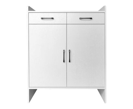 Παπουτσοθήκη Gazen pakoworld 12 ζεύγων με συρτάρια σε λευκή απόχρωση 80x33x100εκ - ΕΠΙΠΛΑ ΕΙΣΟΔΟΥ στο Milonadakis.gr