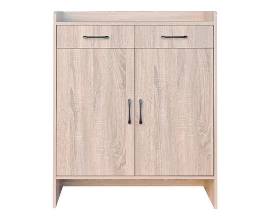 Παπουτσοθήκη Gazen pakoworld 12 ζεύγων με συρτάρια σε φυσική απόχρωση 80x33x100εκ - ΕΠΙΠΛΑ ΕΙΣΟΔΟΥ στο Milonadakis.gr