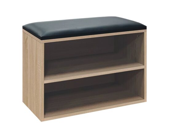 Παπουτσοθήκη-Σκαμπό Kiana pakoworld 4 ζεύγων με μαξιλάρι σε φυσική απόχρωση 60x32x44εκ - ΕΠΙΠΛΑ ΕΙΣΟΔΟΥ στο Milonadakis.gr