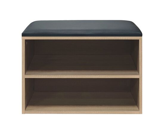 Παπουτσοθήκη-Σκαμπό Kiana pakoworld 4 ζεύγων με μαξιλάρι σε φυσική απόχρωση 60x32x44εκ - ΕΠΙΠΛΑ ΕΙΣΟΔΟΥ στο Milonadakis.gr