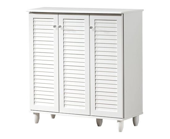 Παπουτσοθήκη-ντουλάπι Santo pakoworld 16 ζεύγων σε λευκή απόχρωση 89.5x34.5x91.5εκ - ΕΠΙΠΛΑ ΕΙΣΟΔΟΥ στο Milonadakis.gr