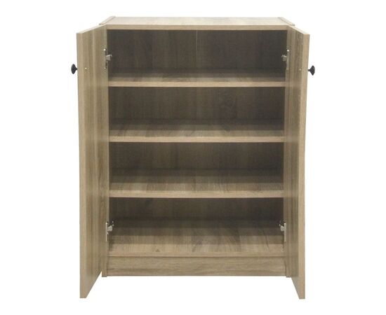 Παπουτσοθήκη-ντουλάπι Ambera pakoworld σε sonoma απόχρωση 60x36.5x81.5εκ - ΕΠΙΠΛΑ ΕΙΣΟΔΟΥ στο Milonadakis.gr