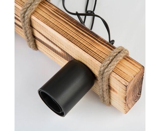 Φωτιστικό οροφής τρίφωτο PWL-1027 pakoworld Ε27 φυσικό-μαύρο 48.5x10x47εκ - ΦΩΤΙΣΤΙΚΑ ΟΡΟΦΗΣ στο Milonadakis.gr