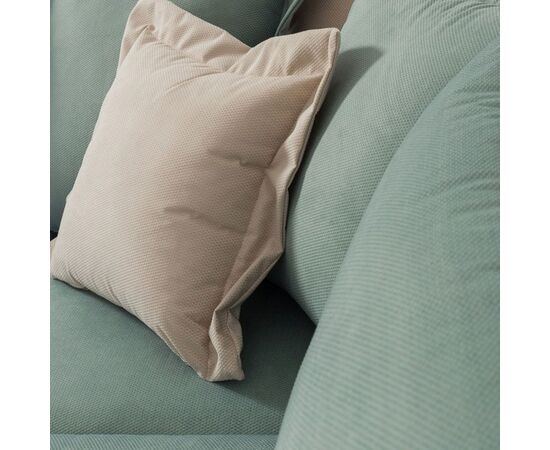 Γωνιακός καναπές αριστερή γωνία Romantic pakoworld ύφασμα ciel-cream 290x235x95εκ - ΚΑΝΑΠΕΔΕΣ-ΣΑΛΟΝΙΑ στο Milonadakis.gr