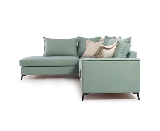 Γωνιακός καναπές δεξιά γωνία Romantic pakoworld ύφασμα Ciel-Cream 290x235x95εκ - ΚΑΝΑΠΕΔΕΣ-ΣΑΛΟΝΙΑ στο Milonadakis.gr