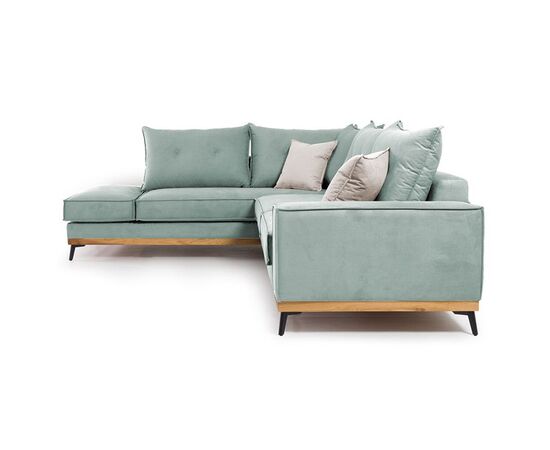 Γωνιακός καναπές δεξιά γωνία Luxury II pakoworld ύφασμα ciel-cream 290x235x95εκ - ΚΑΝΑΠΕΔΕΣ-ΣΑΛΟΝΙΑ στο Milonadakis.gr