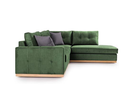 Γωνιακός καναπές αριστερή γωνία Boston pakoworld ύφασμα κυπαρισσί-ανθρακί 280x225x90εκ - ΚΑΝΑΠΕΔΕΣ-ΣΑΛΟΝΙΑ στο Milonadakis.gr