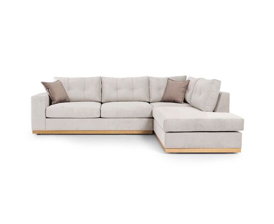 Γωνιακός καναπές αριστερή γωνία Boston pakoworld ύφασμα cream-mocha 280x225x90εκ - ΚΑΝΑΠΕΔΕΣ-ΣΑΛΟΝΙΑ στο Milonadakis.gr