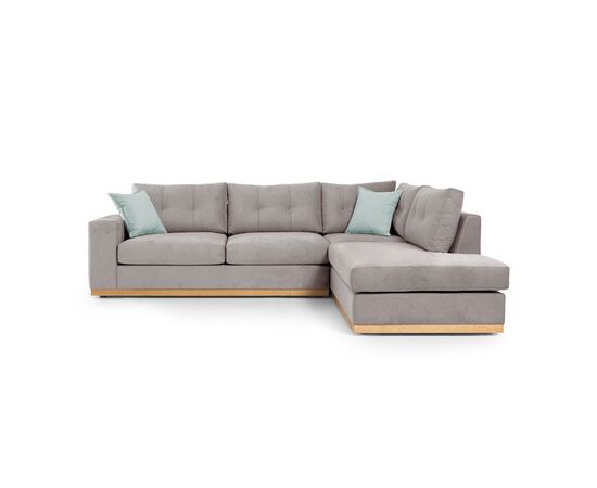 Γωνιακός καναπές αριστερή γωνία Boston pakoworld ύφασμα elephant-ciel 280x225x90εκ - ΚΑΝΑΠΕΔΕΣ-ΣΑΛΟΝΙΑ στο Milonadakis.gr