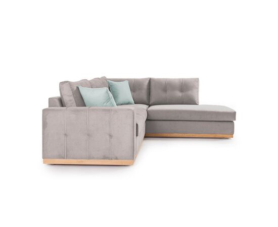 Γωνιακός καναπές αριστερή γωνία Boston pakoworld ύφασμα elephant-ciel 280x225x90εκ - ΚΑΝΑΠΕΔΕΣ-ΣΑΛΟΝΙΑ στο Milonadakis.gr