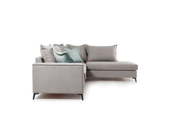 Γωνιακός καναπές αριστερή γωνία Romantic pakoworld ύφασμα elephant-ciel 290x235x95εκ - ΚΑΝΑΠΕΔΕΣ-ΣΑΛΟΝΙΑ στο Milonadakis.gr