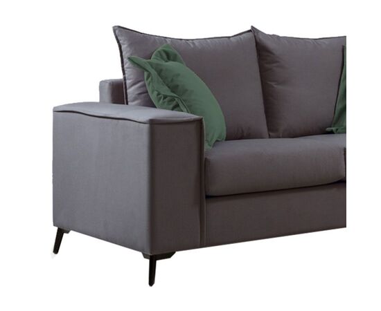 Καναπές Verona 2θέσιος ανθρακί - μαξιλάρια κυπαρισσί 173x93x100εκ - ΚΑΝΑΠΕΔΕΣ-ΣΑΛΟΝΙΑ στο Milonadakis.gr