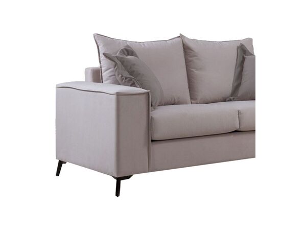 Καναπές Verona 2θέσιος cream - μαξιλάρια mocha 173x93x100εκ - ΚΑΝΑΠΕΔΕΣ-ΣΑΛΟΝΙΑ στο Milonadakis.gr