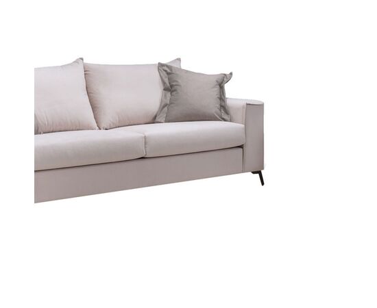 Καναπές Verona 3θέσιος cream - μαξιλάρια mocha 225x93x100εκ - ΚΑΝΑΠΕΔΕΣ-ΣΑΛΟΝΙΑ στο Milonadakis.gr