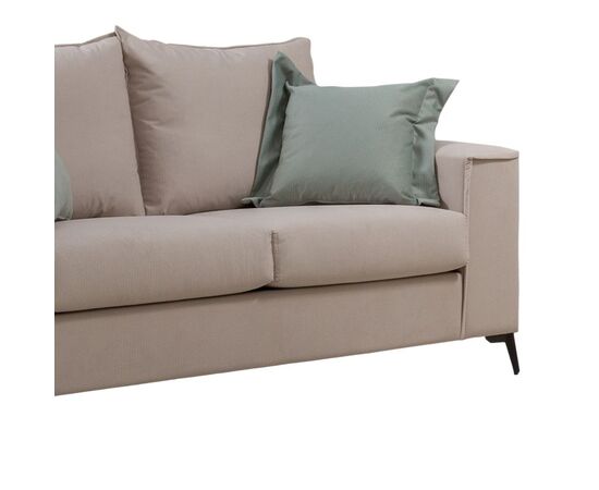 Καναπές Verona pakoworld 2θέσιος κρεμ ύφασμα με μαξιλάρια σε μέντα απόχρωση 173x93x100εκ - ΚΑΝΑΠΕΔΕΣ-ΣΑΛΟΝΙΑ στο Milonadakis.gr