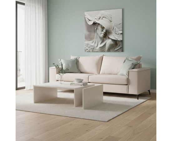 Καναπές Verona pakoworld 3θέσιος κρεμ ύφασμα με μαξιλάρια σε μέντα απόχρωση 225x93x100εκ - ΚΑΝΑΠΕΔΕΣ-ΣΑΛΟΝΙΑ στο Milonadakis.gr