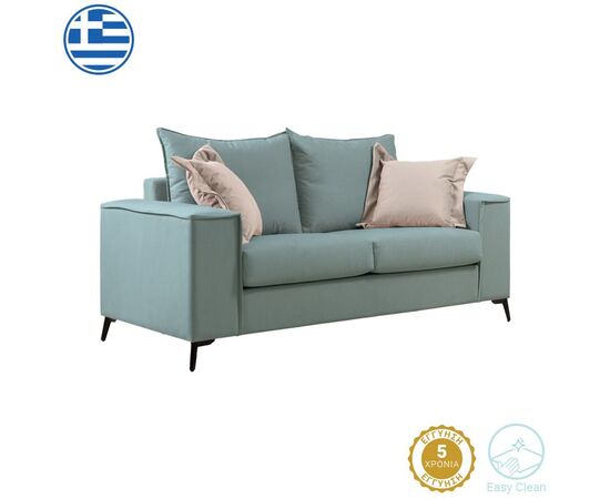 Καναπές Verona pakoworld 2θέσιος μέντα ύφασμα με μαξιλάρια σε κρεμ απόχρωση 173x93x100εκ - ΚΑΝΑΠΕΔΕΣ-ΣΑΛΟΝΙΑ στο Milonadakis.gr