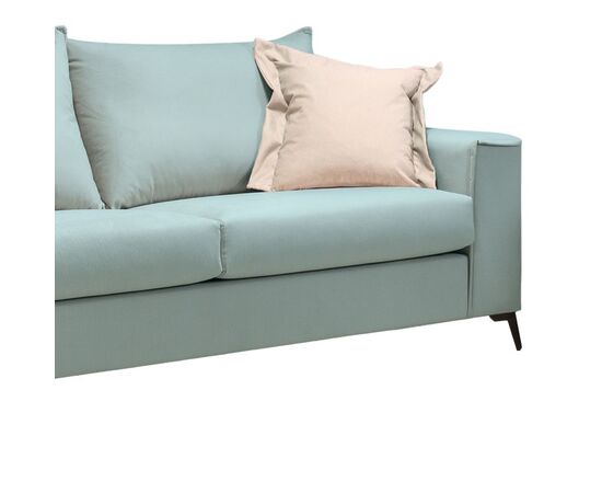 Καναπές Verona pakoworld 3θέσιος μέντα ύφασμα με μαξιλάρια σε κρεμ απόχρωση 225x93x100εκ - ΚΑΝΑΠΕΔΕΣ-ΣΑΛΟΝΙΑ στο Milonadakis.gr