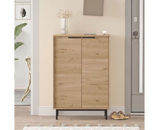 Παπουτσοθήκη Kinga 5ραφιών pakoworld σε φυσική απόχρωση 72x35.5x105.6εκ - ΕΠΙΠΛΑ ΕΙΣΟΔΟΥ στο Milonadakis.gr