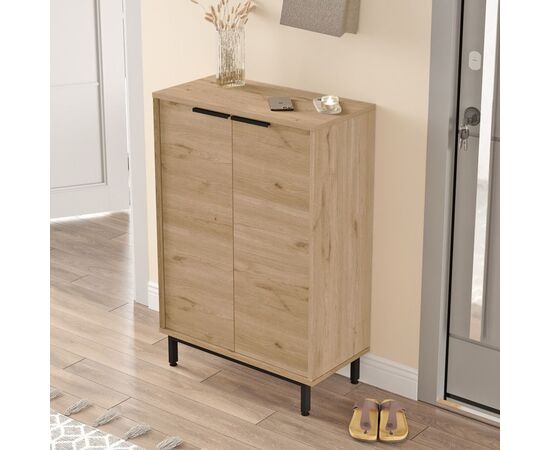 Παπουτσοθήκη Kinga 5ραφιών pakoworld σε φυσική απόχρωση 72x35.5x105.6εκ - ΕΠΙΠΛΑ ΕΙΣΟΔΟΥ στο Milonadakis.gr