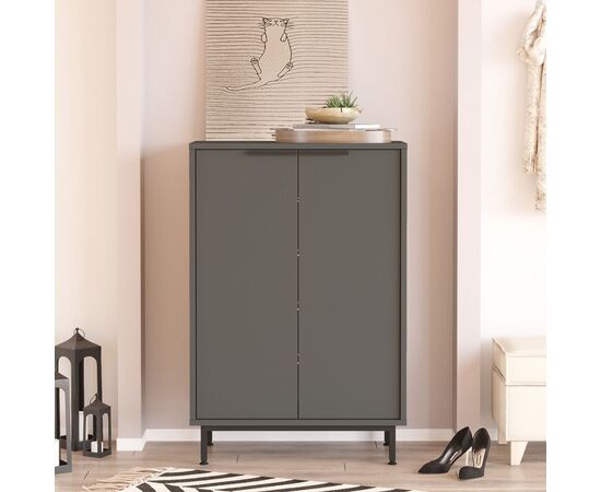 Παπουτσοθήκη Kinga 5ραφιών pakoworld σε ανθρακί απόχρωση 72x35.5x105.6εκ - ΕΠΙΠΛΑ ΕΙΣΟΔΟΥ στο Milonadakis.gr