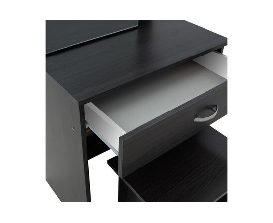 Τουαλέτα κρεβατοκάμαρας Zelia  pakoworld με καθρέπτη και σκαμπό χρώμα wenge eo 60x40.5x151εκ - ΣΥΡΤΑΡΙΕΡΕΣ - ΤΟΥΑΛΕΤΕΣ στο Milonadakis.gr