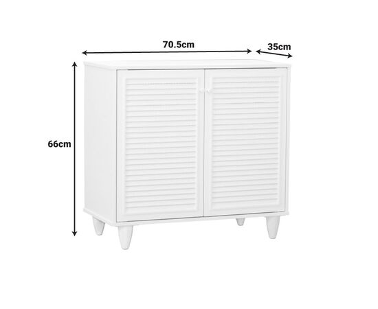 Παπουτσοθήκη-ντουλάπι Ronan pakoworld σε λευκή απόχρωση 70.5x35x66εκ - ΕΠΙΠΛΑ ΕΙΣΟΔΟΥ στο Milonadakis.gr