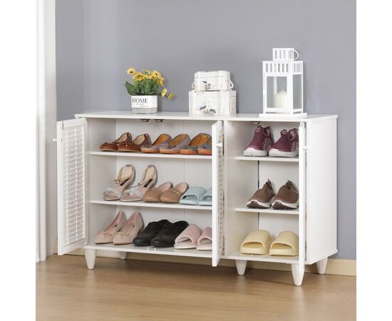 Παπουτσοθήκη-ντουλάπι Ronan pakoworld σε λευκή απόχρωση 105x35x66εκ - ΕΠΙΠΛΑ ΕΙΣΟΔΟΥ στο Milonadakis.gr