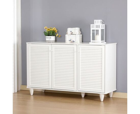 Παπουτσοθήκη-ντουλάπι Ronan pakoworld σε λευκή απόχρωση 105x35x66εκ - ΕΠΙΠΛΑ ΕΙΣΟΔΟΥ στο Milonadakis.gr