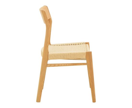 Καρέκλα Karlinda pakoworld ξύλο οξιάς-έδρα σχοινί σε φυσική απόχρωση 47.5x55x81εκ - ΚΑΡΕΚΛΕΣ - ΠΟΛΥΘΡΟΝΕΣ ΕΣ. στο Milonadakis.gr