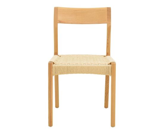 Καρέκλα Karlinda pakoworld ξύλο οξιάς-έδρα σχοινί σε φυσική απόχρωση 47.5x55x81εκ - ΚΑΡΕΚΛΕΣ - ΠΟΛΥΘΡΟΝΕΣ ΕΣ. στο Milonadakis.gr