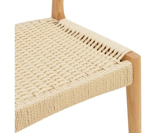 Καρέκλα Karlinda pakoworld ξύλο οξιάς-έδρα σχοινί σε φυσική απόχρωση 47.5x55x81εκ - ΚΑΡΕΚΛΕΣ - ΠΟΛΥΘΡΟΝΕΣ ΕΣ. στο Milonadakis.gr