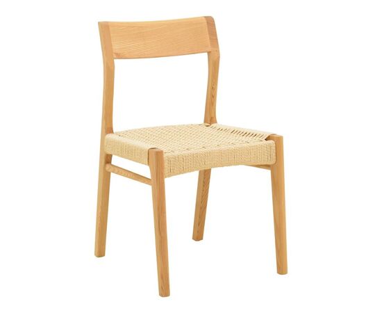 Καρέκλα Karlinda pakoworld ξύλο οξιάς-έδρα σχοινί σε φυσική απόχρωση 47.5x55x81εκ - ΚΑΡΕΚΛΕΣ - ΠΟΛΥΘΡΟΝΕΣ ΕΣ. στο Milonadakis.gr