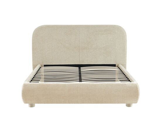 Κρεβάτι Salena pakoworld ύφασμα σε μπεζ απόχρωση 160x200εκ - ΚΡΕΒΑΤΙΑ στο Milonadakis.gr