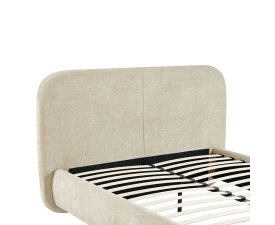 Κρεβάτι Salena pakoworld ύφασμα σε μπεζ απόχρωση 160x200εκ - ΚΡΕΒΑΤΙΑ στο Milonadakis.gr